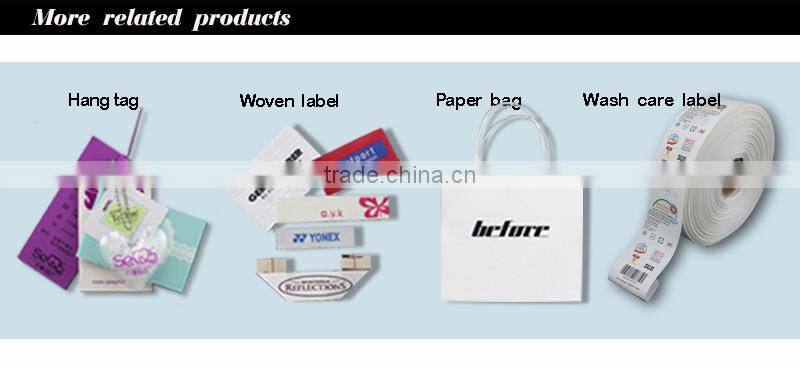 Transparent Garment String Seal Tag For Garment Hangtag