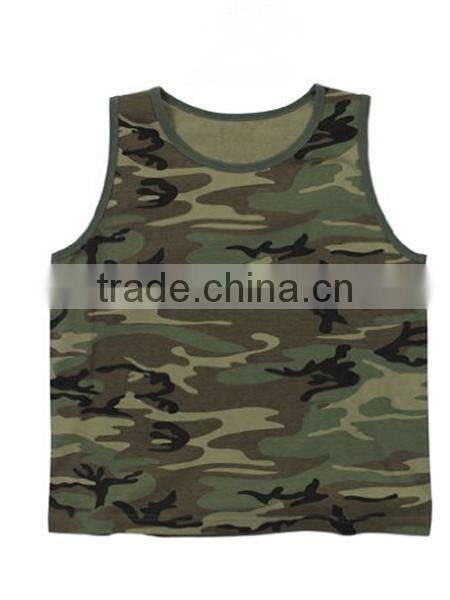 OEM High Quality Camouflage Tank Tops