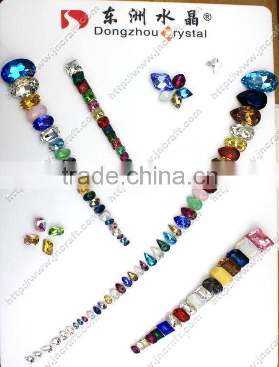 wholesale crystal loose fancy stone jewelry findings components