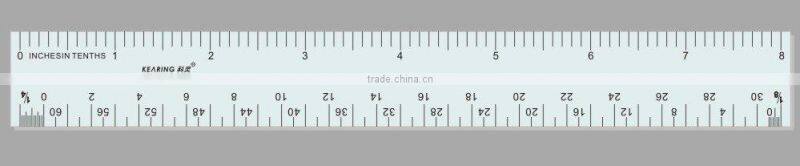 Kearing Chinese Manufacture Flexible Plastic Rulers for Engineer Usage Scale Rulers #8503