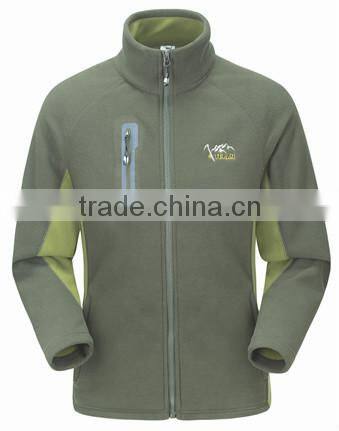 Factory OEM Men's Polar fleece jacket winter Warm jacket 100%polyester 350g Men coat