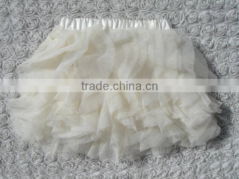 High quality white baby skirts children tulle skirt and romantic tutu