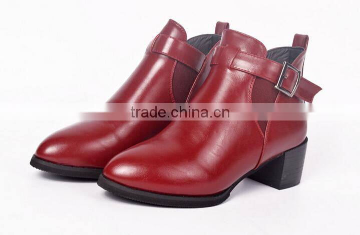 GZY top level low cut guangzhou factory female boots sole shoes high quality stock charming office lady 2017 stcok