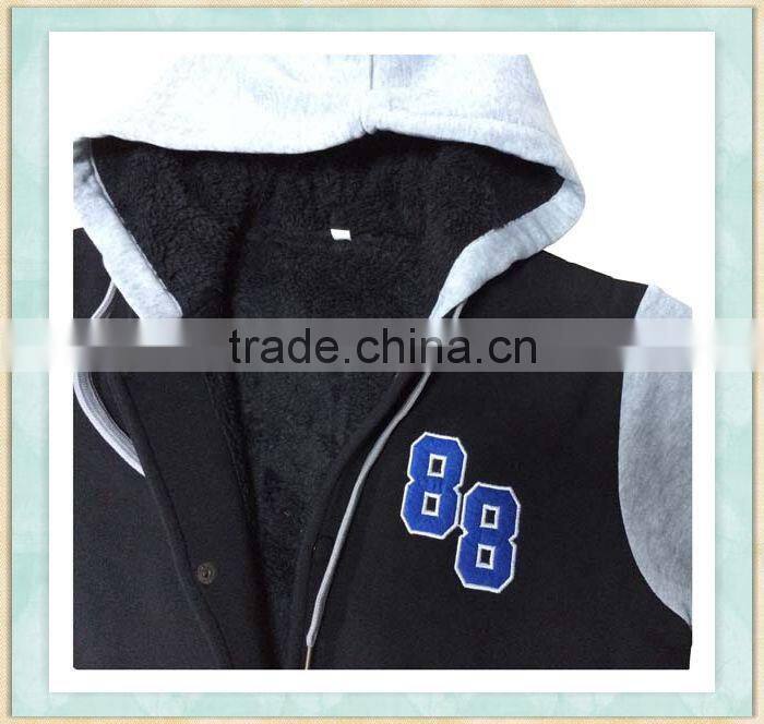 Cheap factory price wholesale plain american varsity jacket