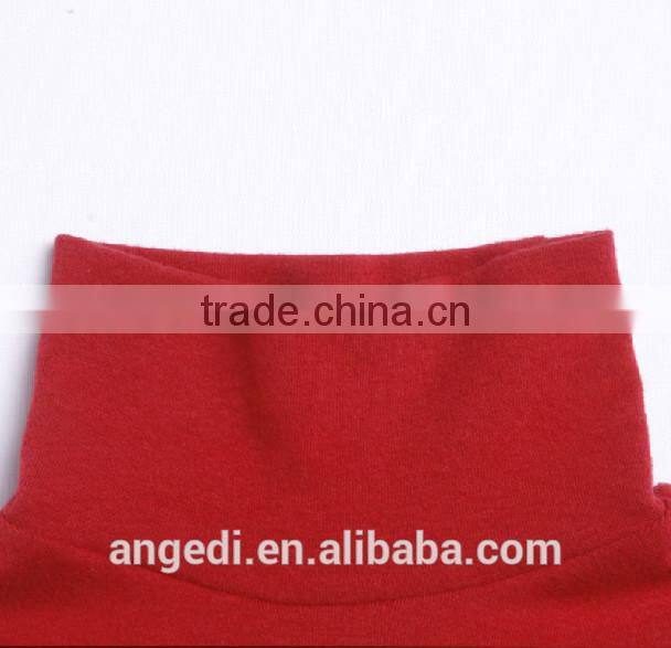 Baby wear high turtle neck long sleeve t shirt winter inner wear