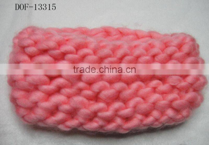 2016 Fashion winter top quality soft yarn latest woman designer crochet headband