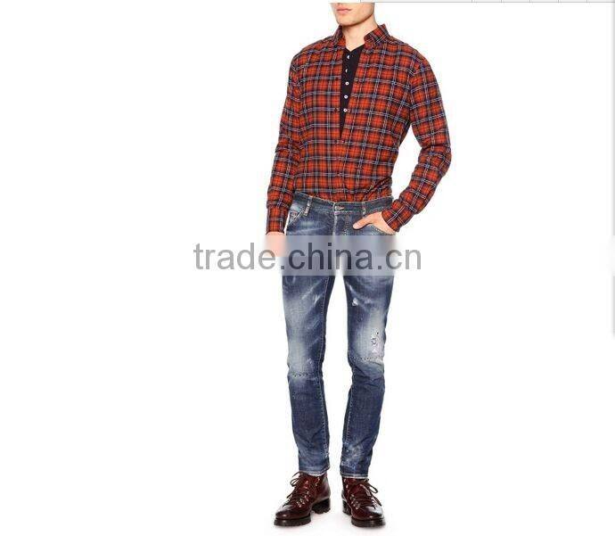 Biker Jeans Fashion Denim trousers(LOTK079)