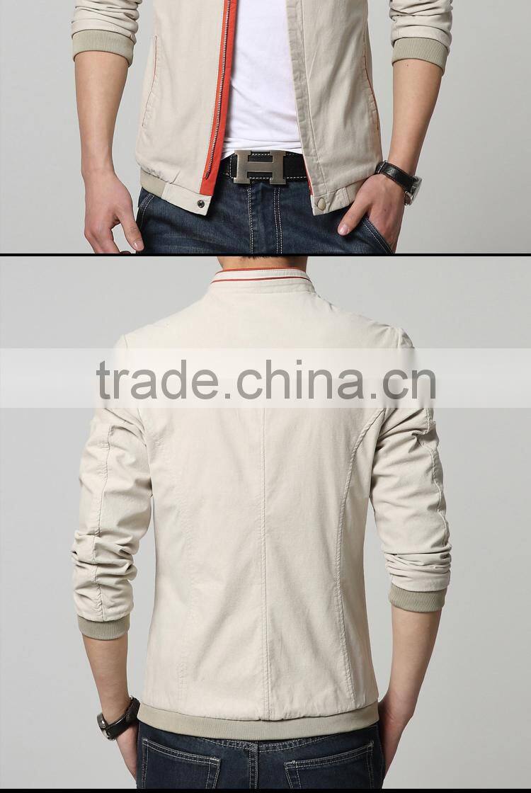 2015 New Fashion Foldable Outdoor Man's Short Spring Cotton Jacket
