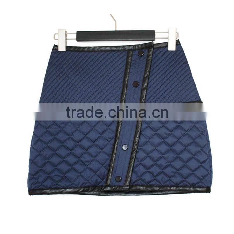 2014 2015 new design lady quilted skirt custom made pants