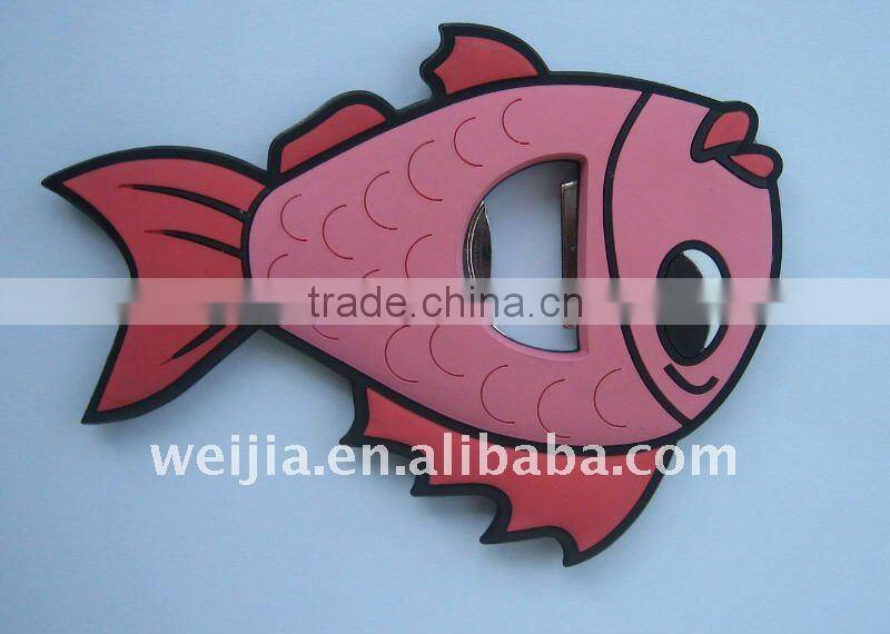 3D PVC bottle opener