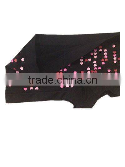 Printed seamless underwear boxers