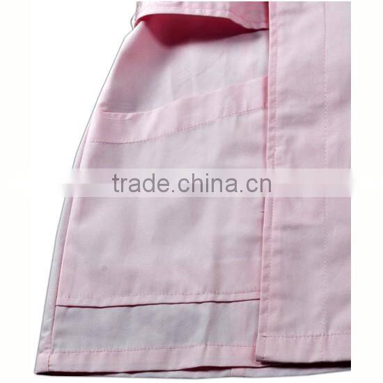 Good quality new design 100% cotton wholesale fashion white uniform nursing