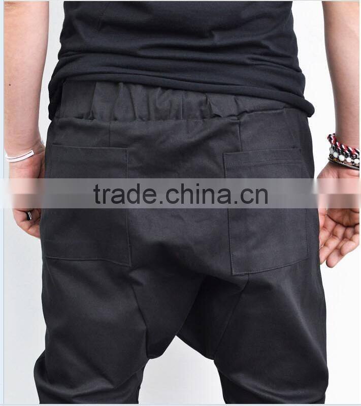 Men's Spandex Drop Crotch Baggy Pants