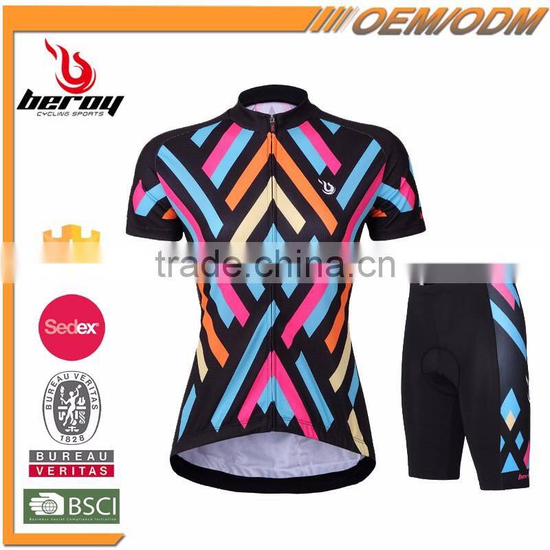 BEROY bicycle cycling fitness apparel,bicycling racing clothing with moisture wicking pad