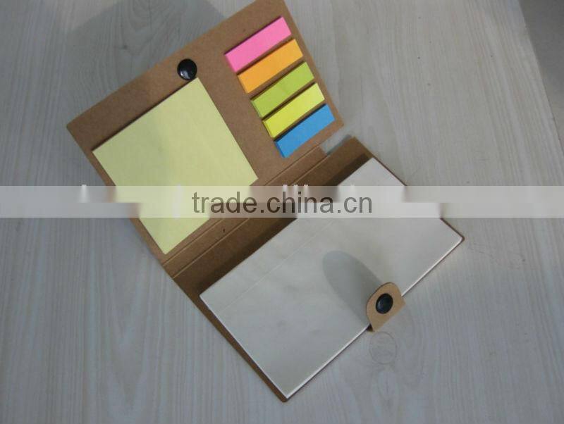 recycle notebook with memo with pen