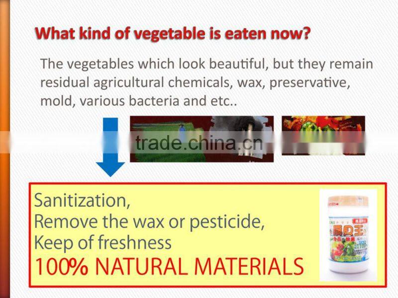 Japan Food, Fruit, and Vegetable Wash Detergent made by Natural Scallop Shell 90g