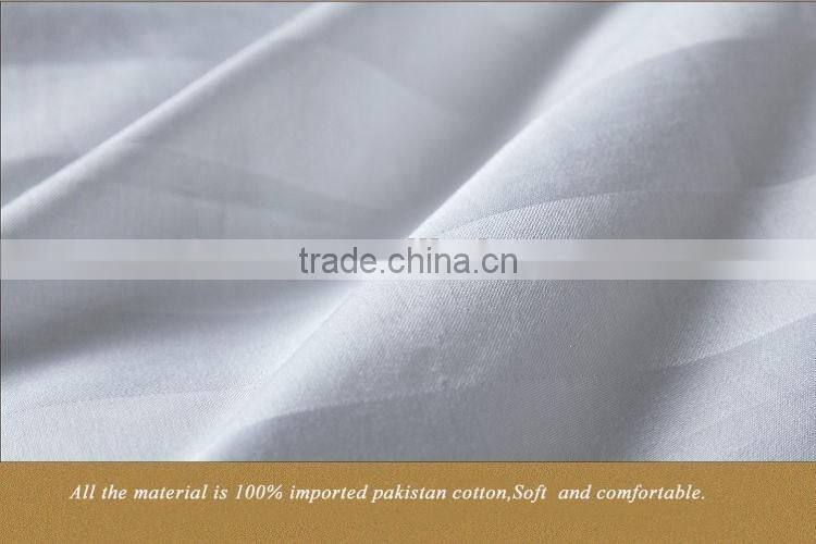 hot selling luxury 100 cotton stripe bedding set