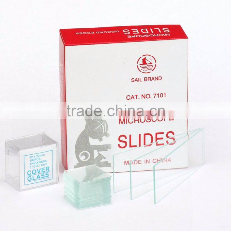 25.4*76.2mm Microscope Slides CAT. NO. 7101 biology slides online