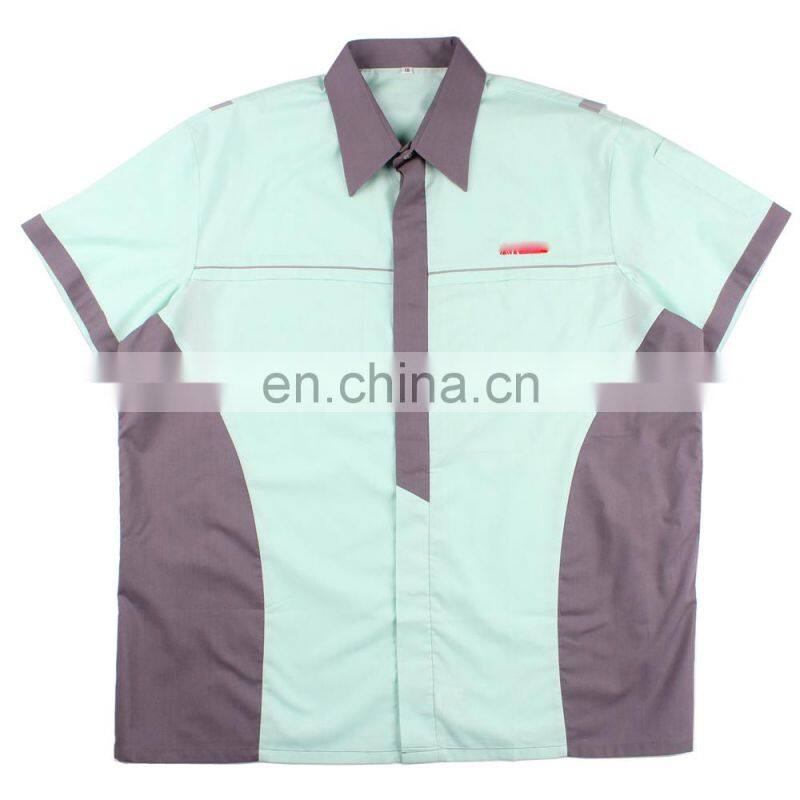 China manufacturer custom work shirt with embroidery logo