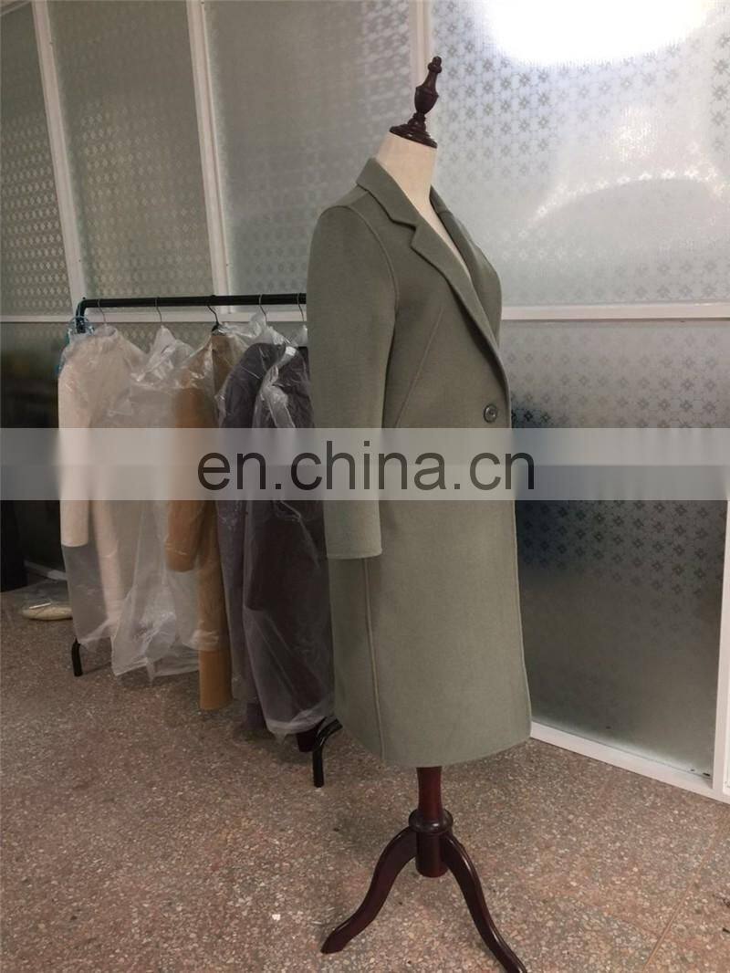 European Hot Sale Winter Clothes Cashmere Coat Comfortable Women Wool Coat