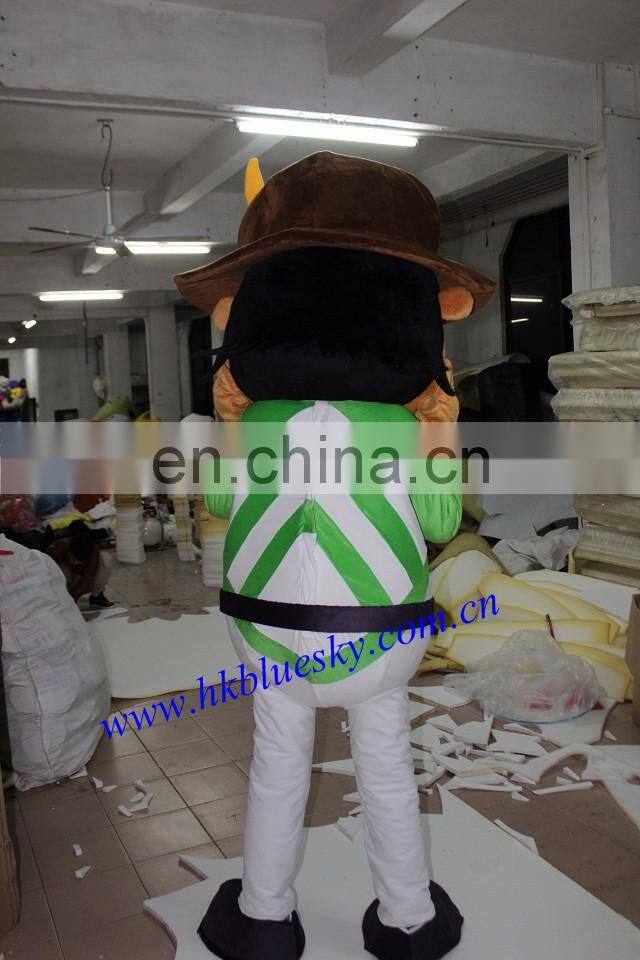 Custom banana boy mascot costume for sale