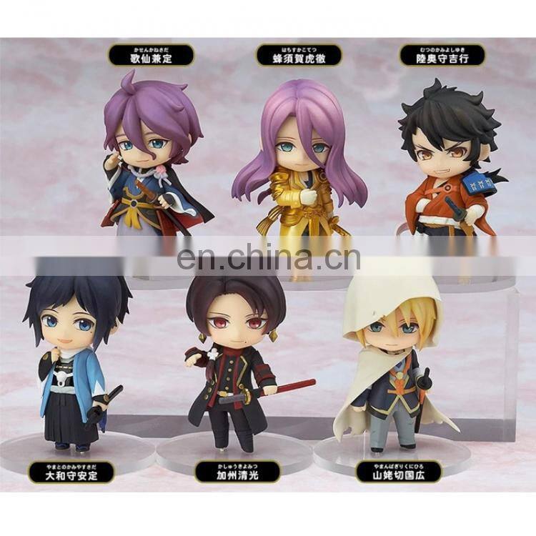 Figure Touken Ranbu price for 6 pcs a set action figure wholesale 6.5cm