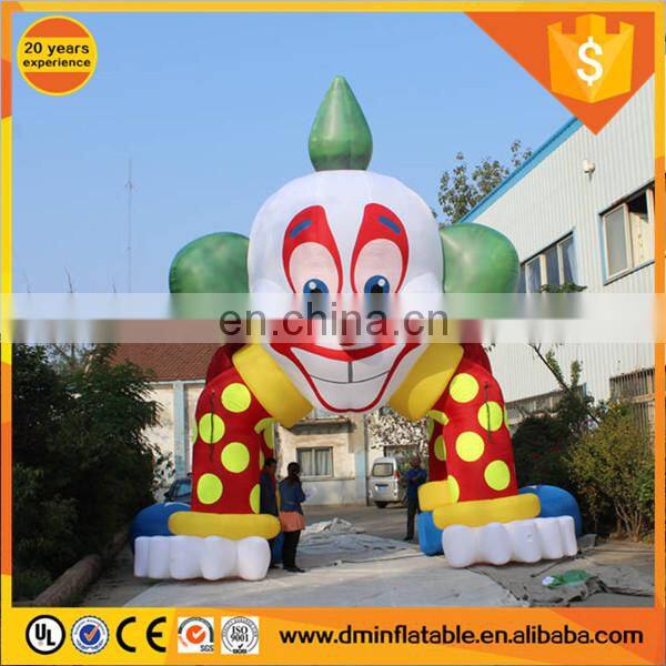 Giant event decor inflatable clown arch C-437