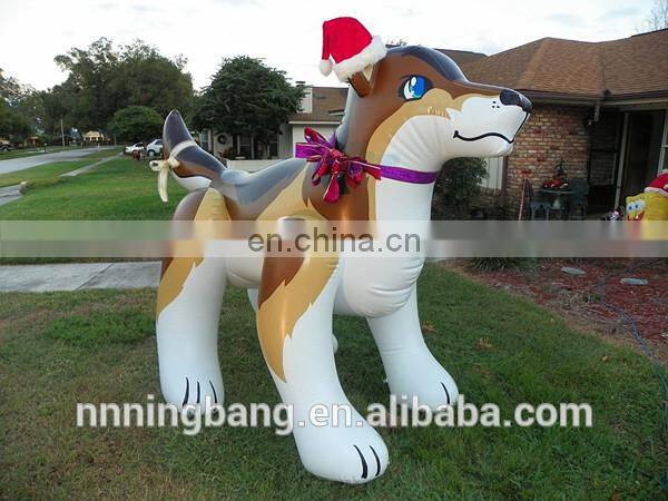 Customized PVC Inflatable Wolf /Inflatable Animal Toys For Advertising