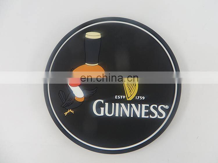 home decoration customed printed small cheap sale magnet soft PVC coaster