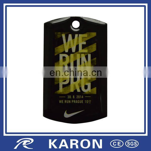 quality double sided custom dog tag with ball chain