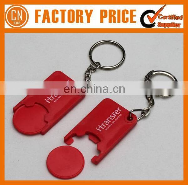 Promotion Custom Cheap Plastic Euro Trolley Coin