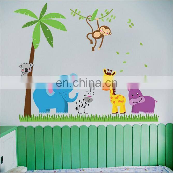 Baby rabbit vinyl sticker child kids room decor wall decal stickers