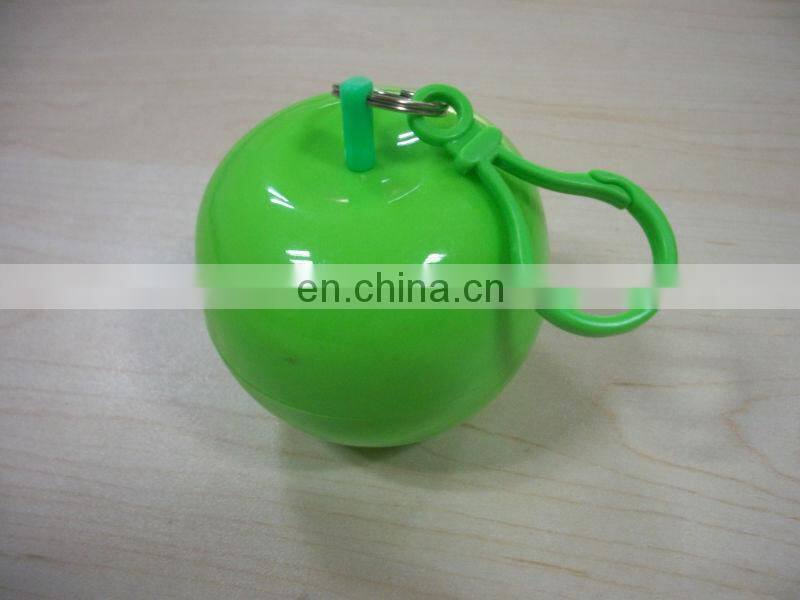 EMERGENCY PONCHO BALL WITH KEYCHAIN