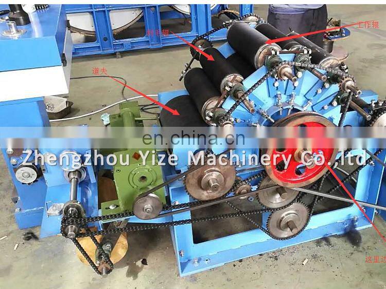 Fabric cotton waste recycling machine and wool combing machine making for sliver