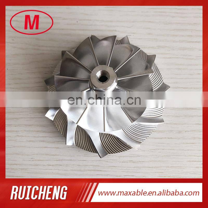 GT3788LVA 753610-0004 60.98/88.25mm 11+0 blades high performance Turbo Billet/aluminum 2618 compressor wheel for Chevy 6.6L