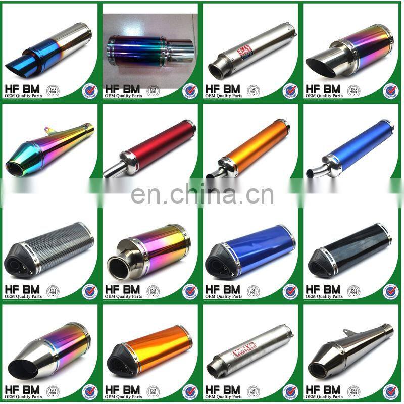 high performance 150cc, 200cc, 250cc exhaust pipe manufacturers, aluminium alloy muffler silencer, used motorcycle exhaust