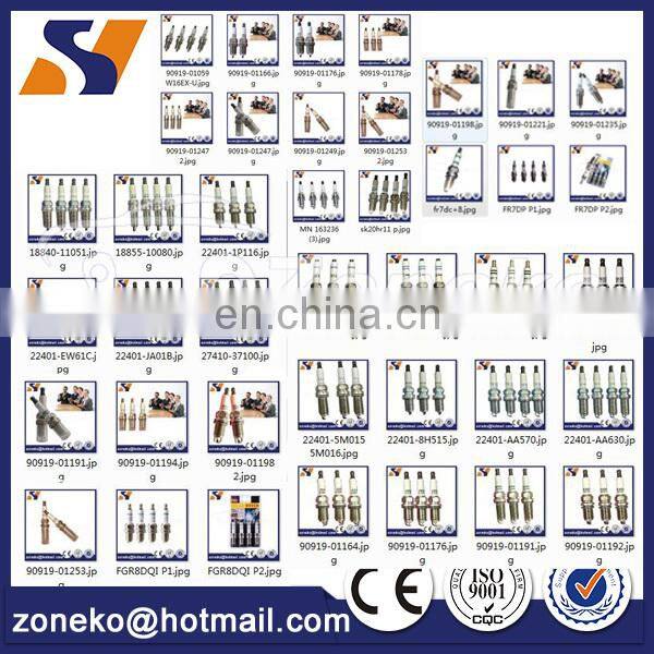 High Quality Hot selling Japanese Car Spark Plugs Auto spark plugs OEM 90919-01210 fit for COROLLA