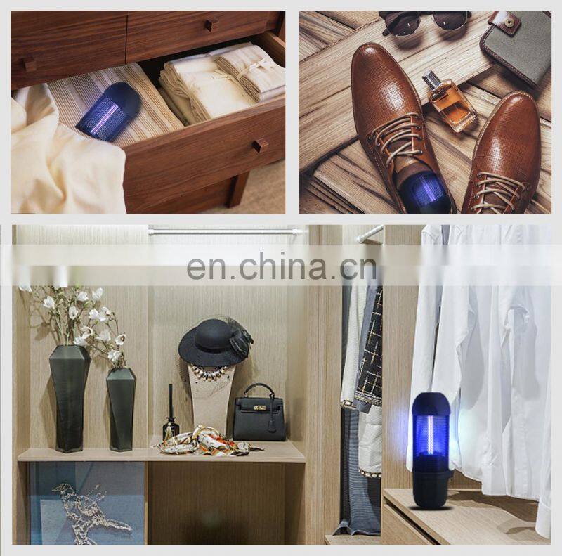 OEM Portative Germs Bacteria Killer Germicidal  UV Lamp Battery Powered UVC  Sterilizer light