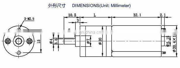 180SH 20mm mini 12v 6v high torque dc spur gear motor for drive vending