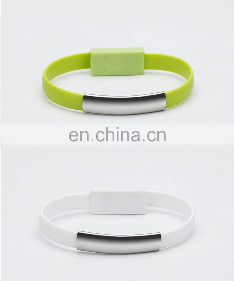 2020 New Product Bracelet Data Cable Wholesale Fast Charger Micro USB Data Cable Mobile Phone Charging Data Line Bracelet Cable