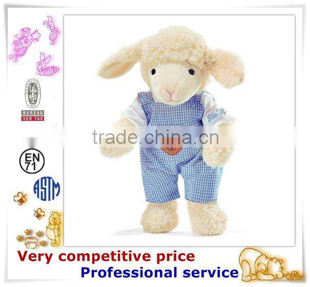 2015 Cute Plush Sheep Toys, big stuffed plush sheep toy