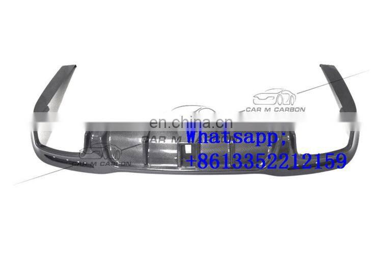 S-CLASS W222 S63/S65 B style carbon fiber rear diffuser with exhaust tips fit for 2018y 2019year S63/S65 rear diffuser