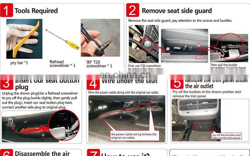 Guangzhou Auto Parts Car Seat Massage Module For Tesla Model 3 Y 2017-2021+