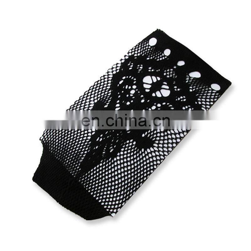 Hollow Out Tights Lace Sexy Stockings Female Thigh High Fishnet Embroidery Transparent Pantyhose Women Black Lace Hosiery