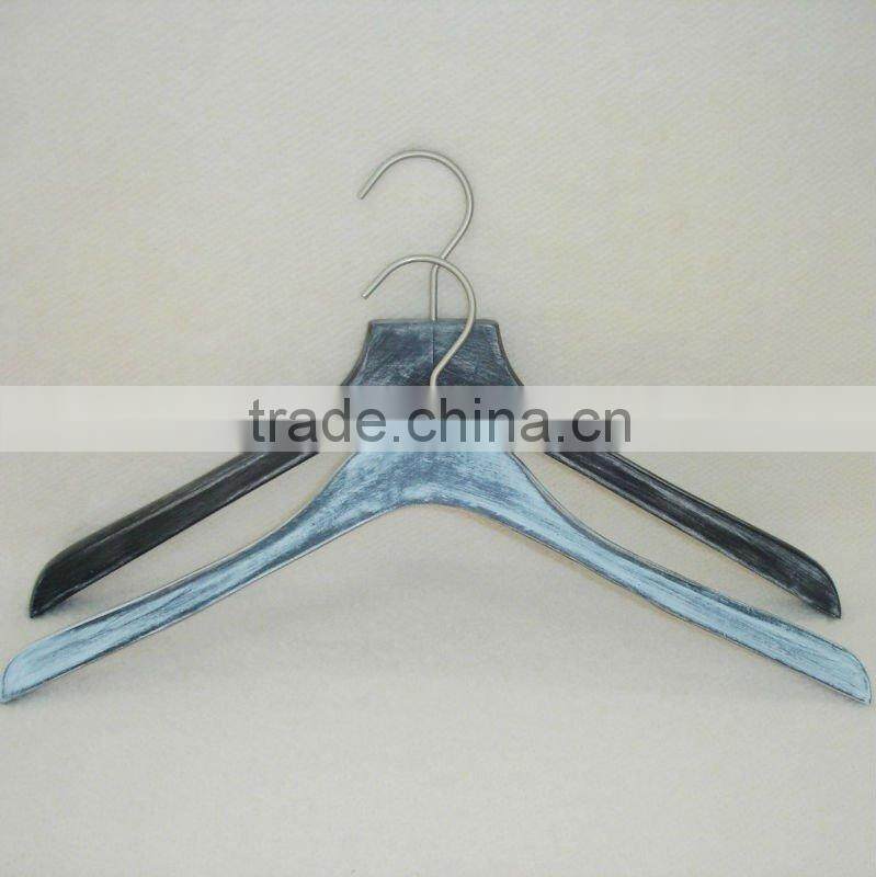 LH53 slim hanger wood top hanger nonslip