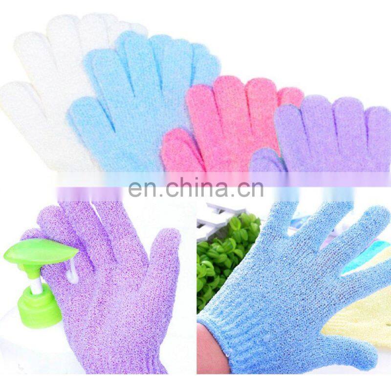 Promotional Unisex Nylon Exfoliating Bath Gloves Shower Gloves for sale