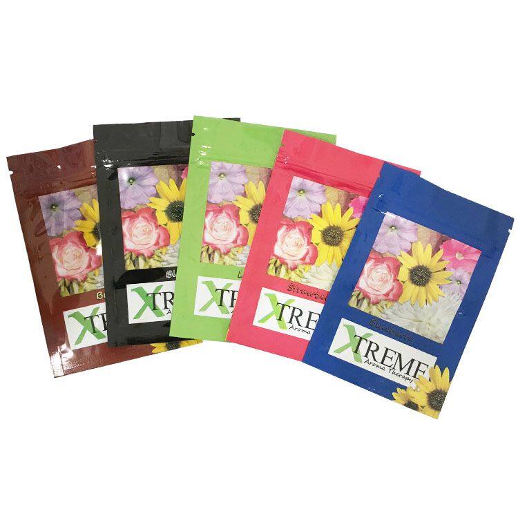 custom printed food mini colored zip lock aluminium moisture barrier bag