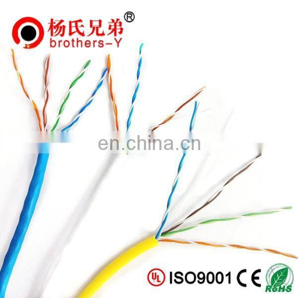 Factory Price UTP copper/CCA indoor lan cable CAT5 CAT5E ethernet network Cable