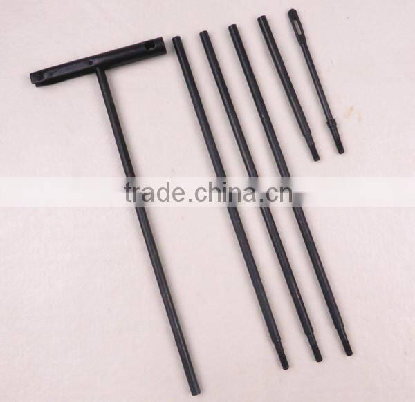 Gun cleaning kit , steel rods , gun cleaning rod