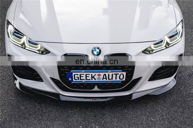 Runde Newest G22 For 2021 BMW 4 Series Carbon Fiber Front Lip 425i 430i Modified Dry Carbon Rear Lip